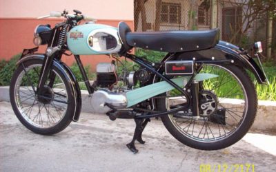 Moto BIANCHI 125 modello : scudo del sud , anno 1952